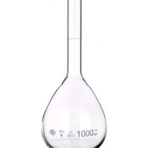 MEASURING FLASK WITH CURVED RIM, WITHOUT STOPPER, CLASS B