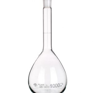 MEASURING FLASK WITH NS AND PLASTIC STOPPER NT, CONFORMITY CERTIFICATE