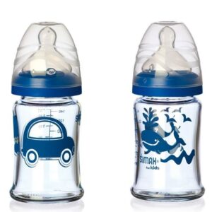 SIMAX Set of Infant Bottles, 150 ml - Blue